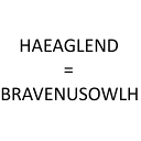 Dingbats HAEAGLEND = BRAVENUSOWLH